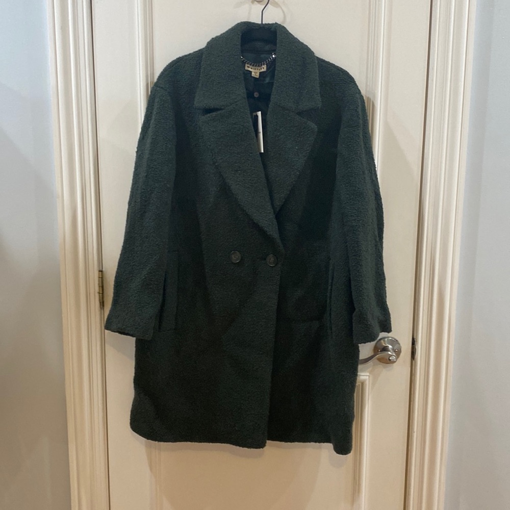 Whistles Women double breasted coat size m brand new